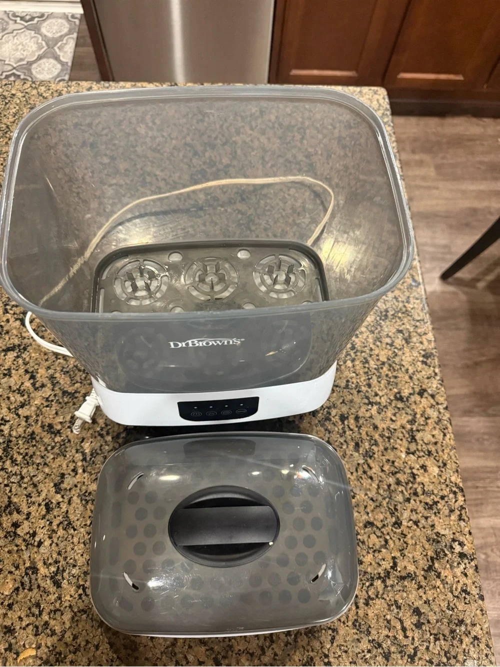 Dr. Brown's Gray and White Electric Steam Sterilizer